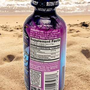 Island Time Supplements Fact Panel showing the different alkaloids and kava in the product by serving