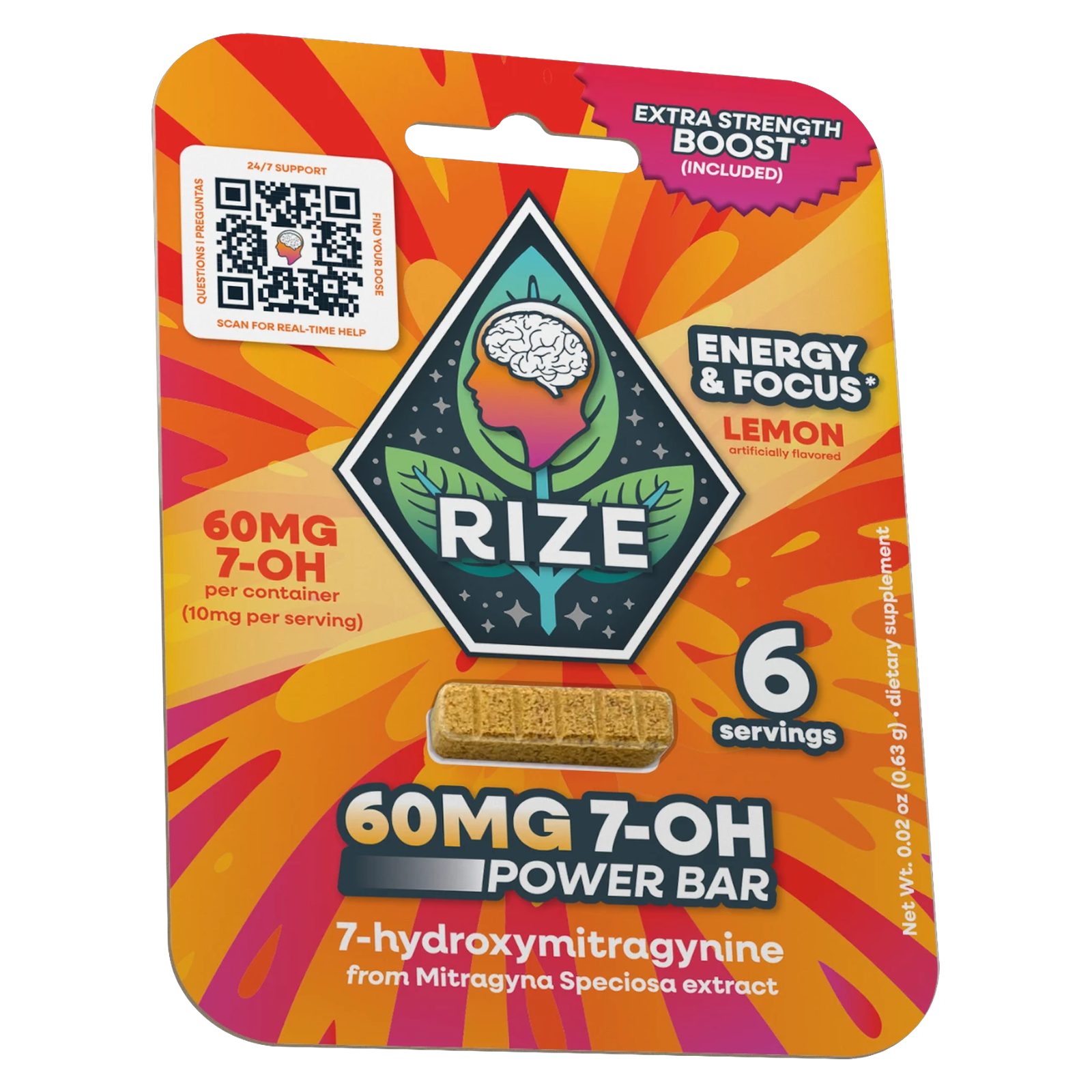 7OH 1ct BAR that has 30mg Piperine and 30mg Paraxanthine in it. Serving is 10mg. Next level innovation.